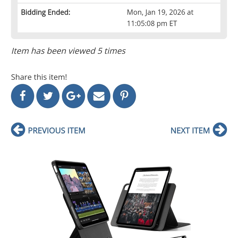 Black Tablet Stand by [Brand]